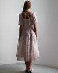 Elegantes Midikleid mit Blumendruck