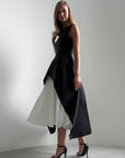 Vestido asimétrico negro
