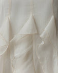 Vestido corto transparente en capas