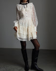 Mini abito elegante in pizzo vintage