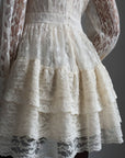 Mini abito elegante in pizzo vintage