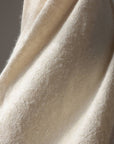 Abito in pizzo crema con scollo quadrato Claire