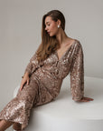 Chaqueta kimono de lentejuelas Celestial