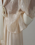 Sequin Satin Kimono
