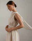 Drapiertes Midikleid Sculpture