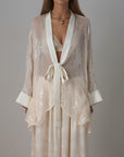 Sequin Satin Kimono