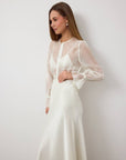 Blusa transparente Sheer Grace