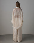 Sequin Satin Kimono