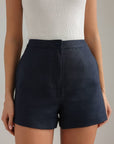 Leinenshorts Midnight