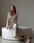 Blouse scintillante à sequins