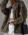 Stylish Leopard Print Jacket - Maelle Paris