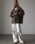 Stylish Leopard Print Jacket - Maelle Paris