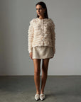 Elegant Ruched Jacket - Maelle Paris