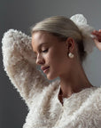Elegant Fluffy Crop Jacket - Maelle Paris