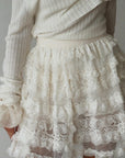 Elegant Lace Skirt - Maelle Paris