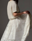 White Lace Skirt - Maelle Paris