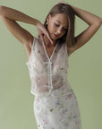 Floral Sheer Suit - Maelle Paris