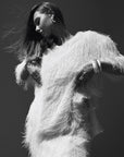 Elegant Feathered Suit - Maelle Paris