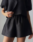 Elegant Black Two-Piece Suit - Maelle Paris