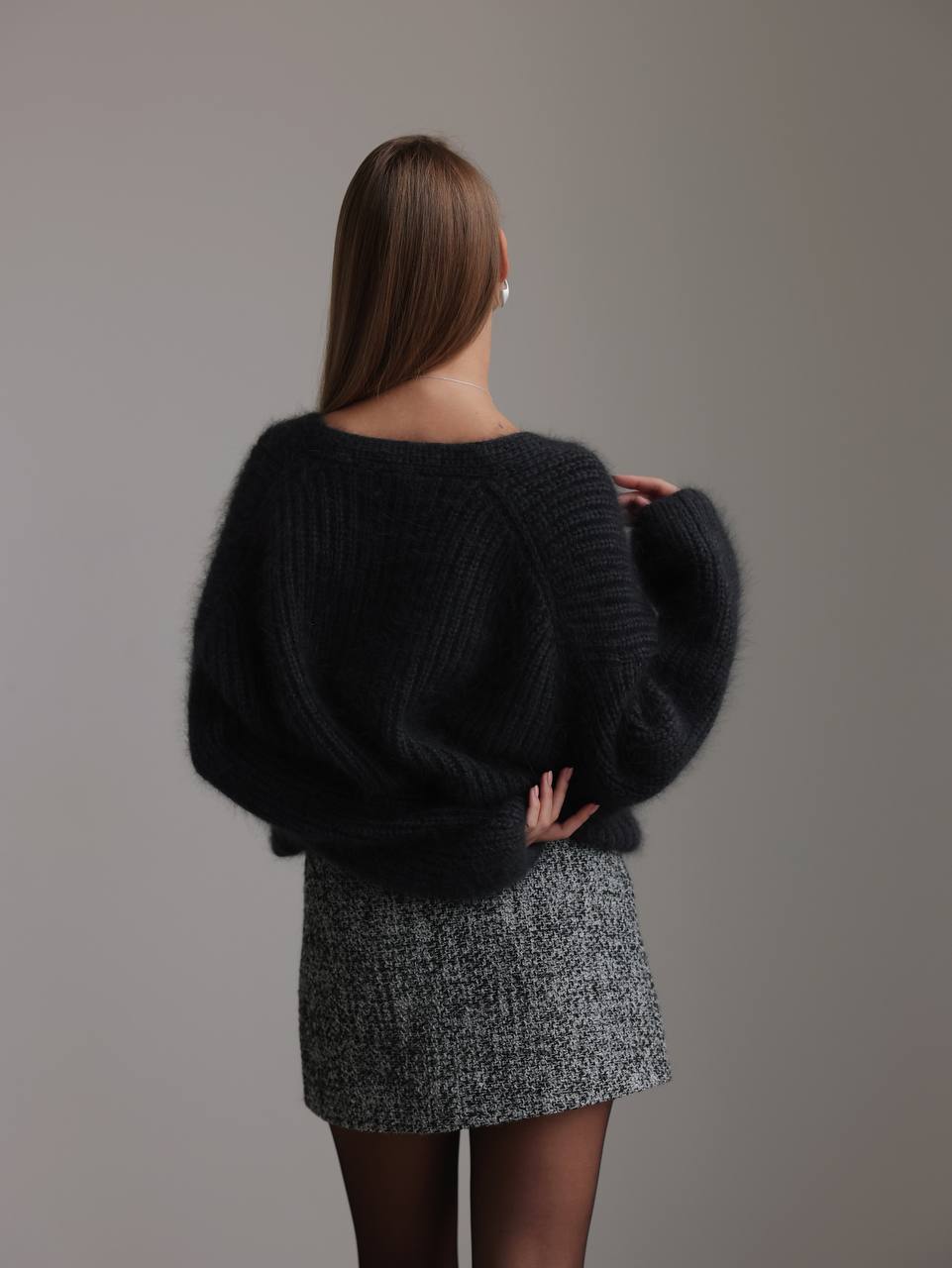 Cardigan Moher noir