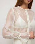 Blusa transparente Sheer Grace
