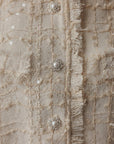 Rollkragen-Strickpullover in Creme