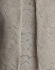 Robe courte sans manches en dentelle