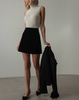 Blazer corto nero