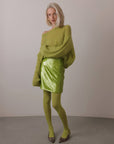 Maglione oversize Lime Glow