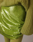Maglione oversize Lime Glow