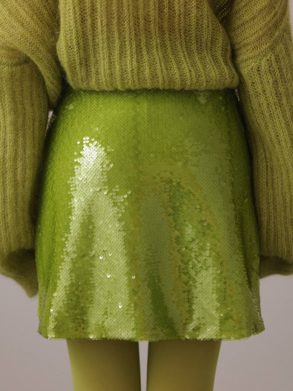 Maglione oversize Lime Glow