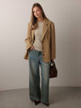 Klassischer Blazer in Camel