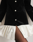 Minivestido de terciopelo Velvet Elegance
