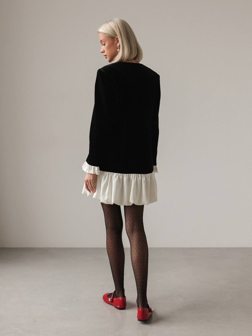 Minivestido de terciopelo Velvet Elegance
