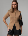 Short en simili-cuir