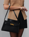 Top in maglia con bottoni