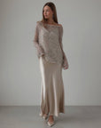 Blouse scintillante à sequins