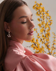 Robe en satin Blush Royale