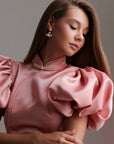 Robe en satin Blush Royale