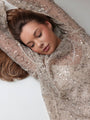 Blusa con paillettes Shimmering Elegance