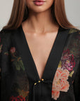 Midnight Bloom Kimono