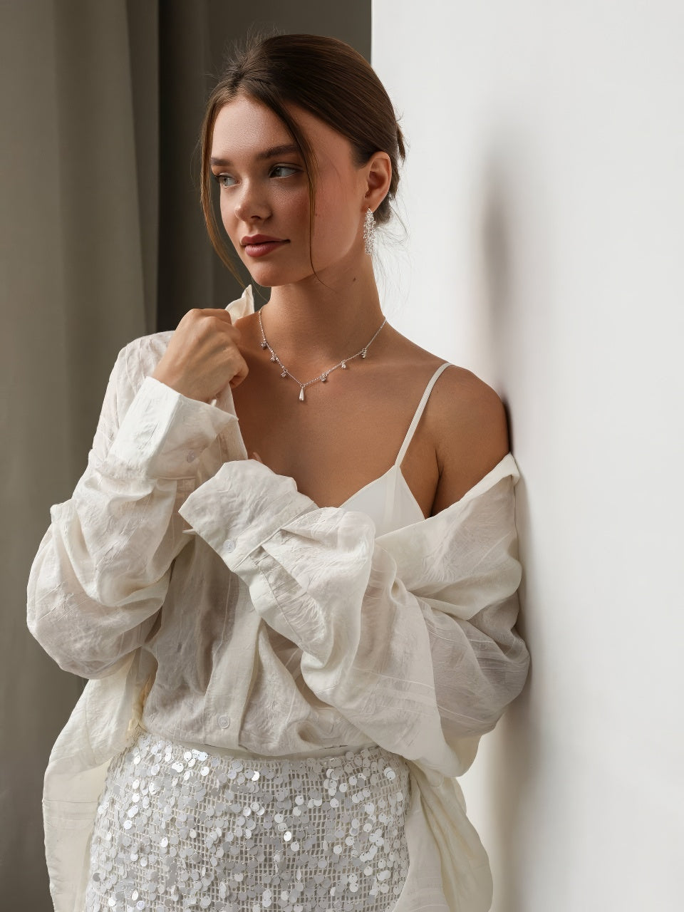 Oversized Linen Blouse