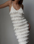 Ruffled Strap Dress