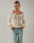 Pastel Bloom Sweater