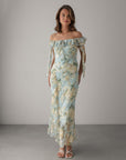 Floral Watercolor Dress