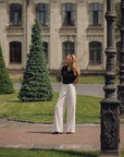 Milky Pleated Trousers