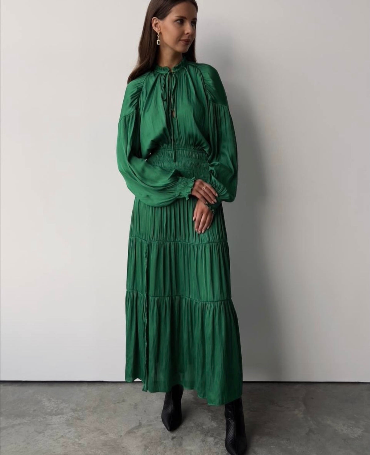 Kleid Emerald Cascade