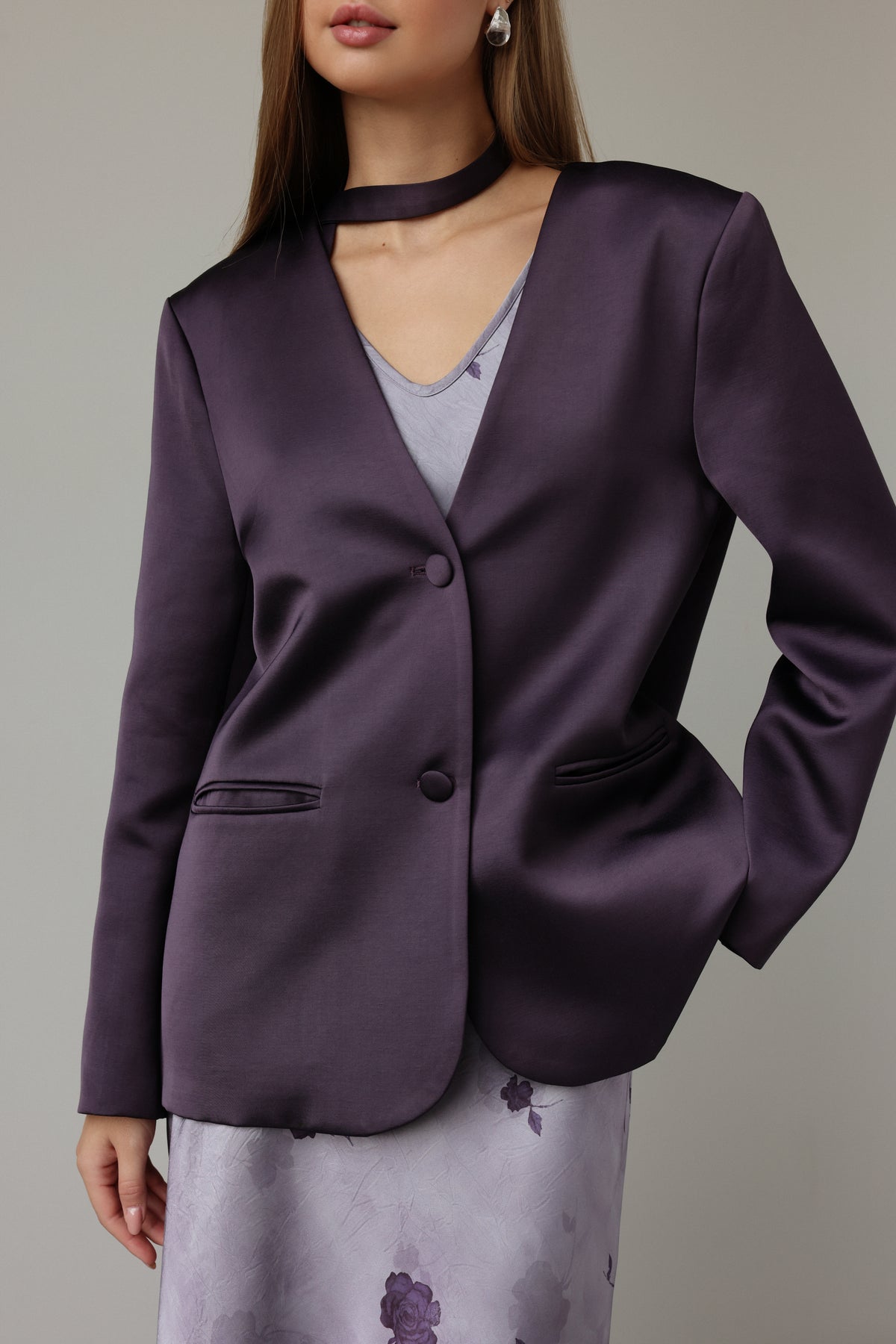 Blazer Midnight Plum