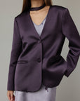 Blazer Midnight Plum