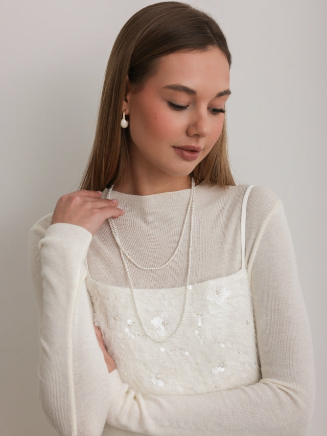 Vestido corto Frost Feather